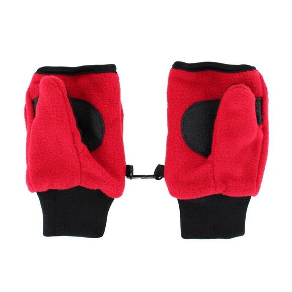 Polar Wear Kid's 2-4 Winter Fleece Convertible Fingerless Glove to Mitten - Picture 1 of 3